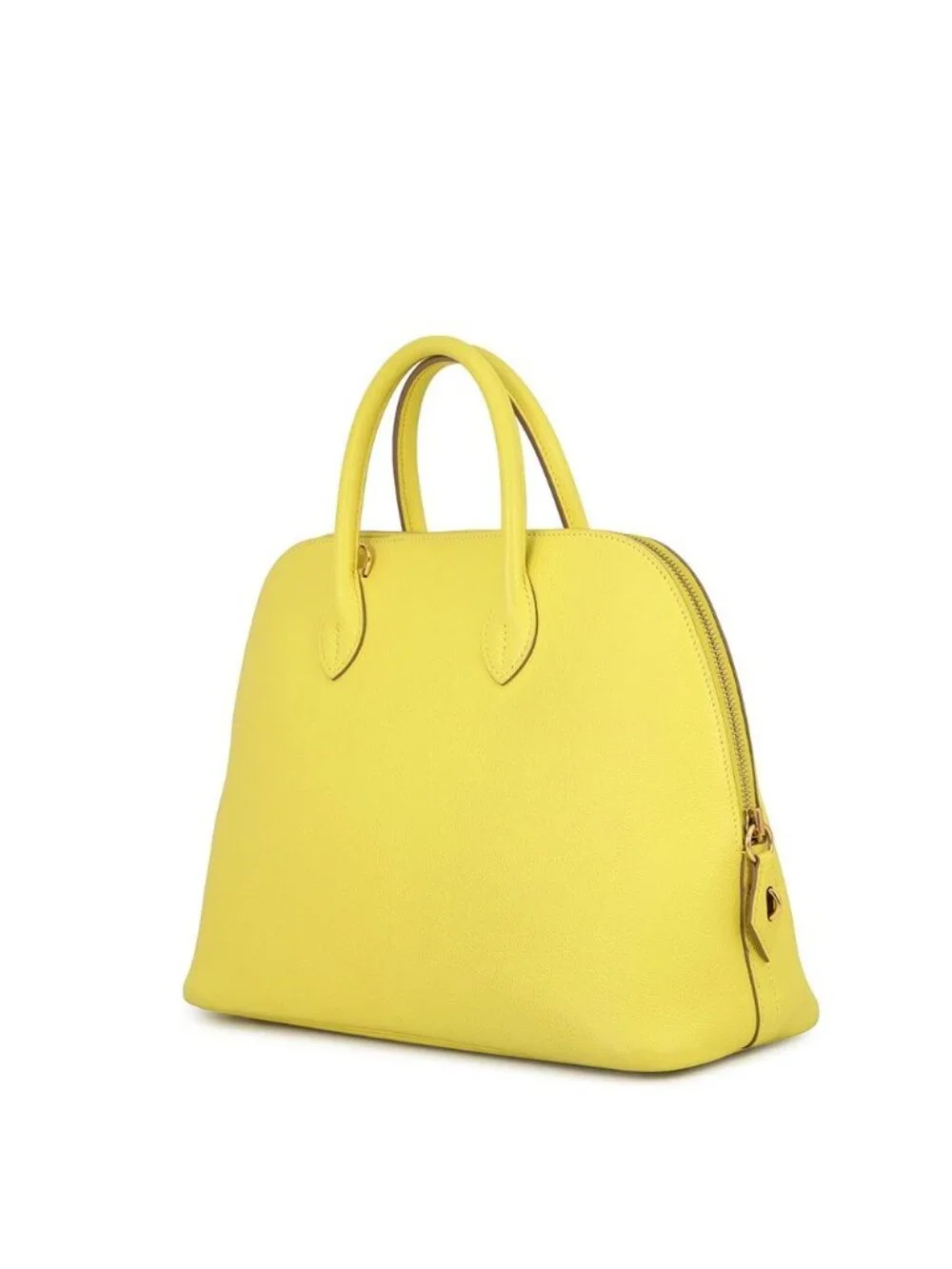 Hermes Handbag Bolide 30 Lime Gold Ever Color 2-Way